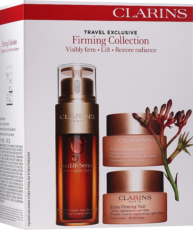 Face Care Set - Clarins Travel Exclusive Firming Collection (serum/50ml + cr/2x50ml) — photo N3