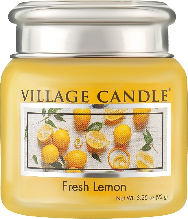 Scented Candle in Jar 'Fresh Lemon' - Village Candle Fresh Lemon — photo N1