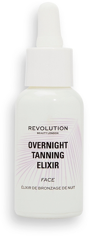 Face Tanning Night Elixir - Revolution Beauty Overnight Face Tan Elixir — photo N1