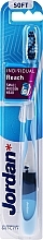 Fragrances, Perfumes, Cosmetics Soft Toothbrush with Cap, transparent-blue with seagull - Jordan Individual Reach Soft