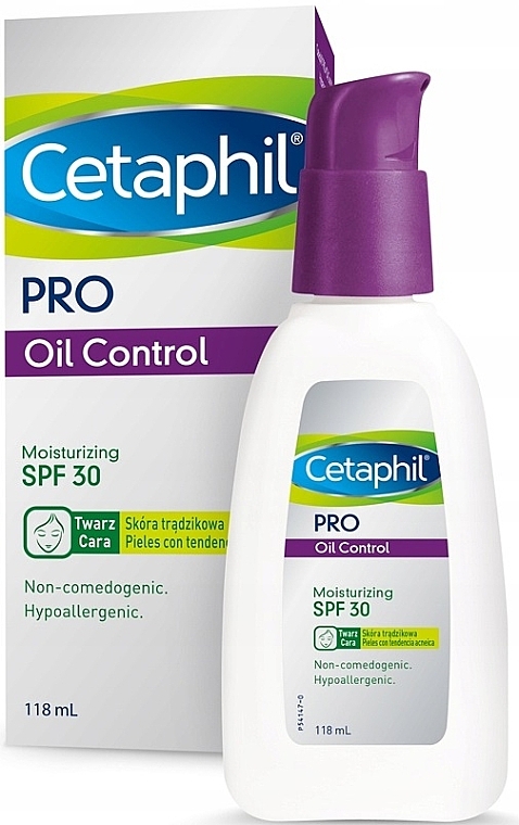 Sebo-Regulating Face Cream - Cetaphil Dermacontrol Oil Control Moisture SPF 30 — photo N1