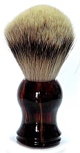 Badger Bristles Shaving Brush, plastic - Golddachs — photo N1