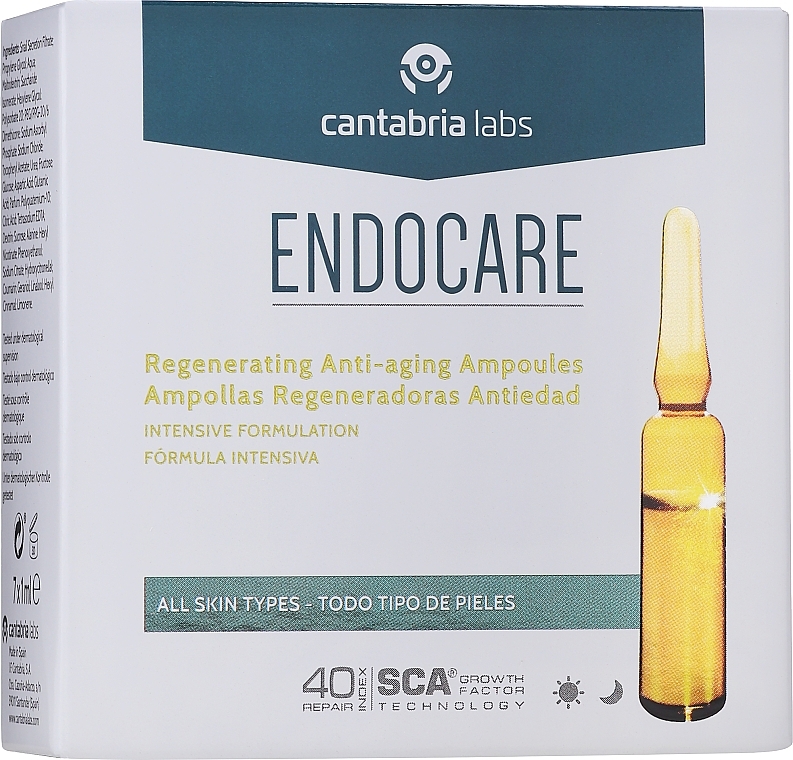 Anti-Wrinkle Ampoule - Cantabria Labs Endocare Ampoules — photo N4
