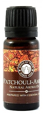 Patchouli & Amber Aroma Oil - Song of India Natural Aroma Oil Patchouli Amber — photo N1