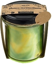 Fragrances, Perfumes, Cosmetics Marble Scented Candle "Bergamot" - Mia Box Bergamot Candle