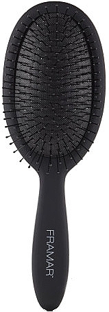 Detangling Hair Brush, black - Framar Detangle Brush Black To The Future — photo N1