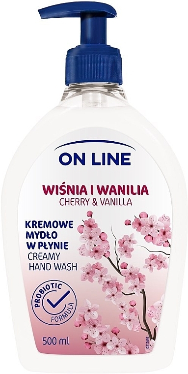 Liquid Soap with Dispenser - On Line Cherry&Vanilla Soap — photo N1