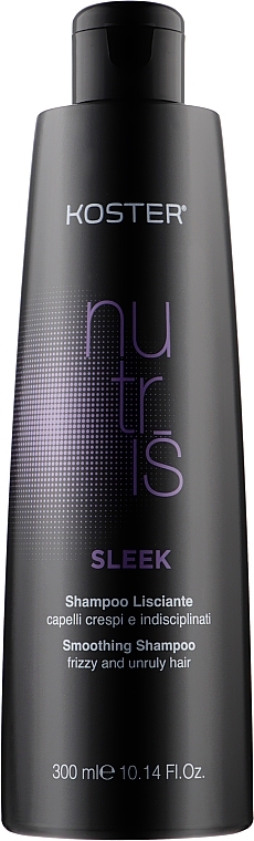 Shampoo for Curly & Unruly Hair - Koster Nutris Sleek Shampoo — photo N1