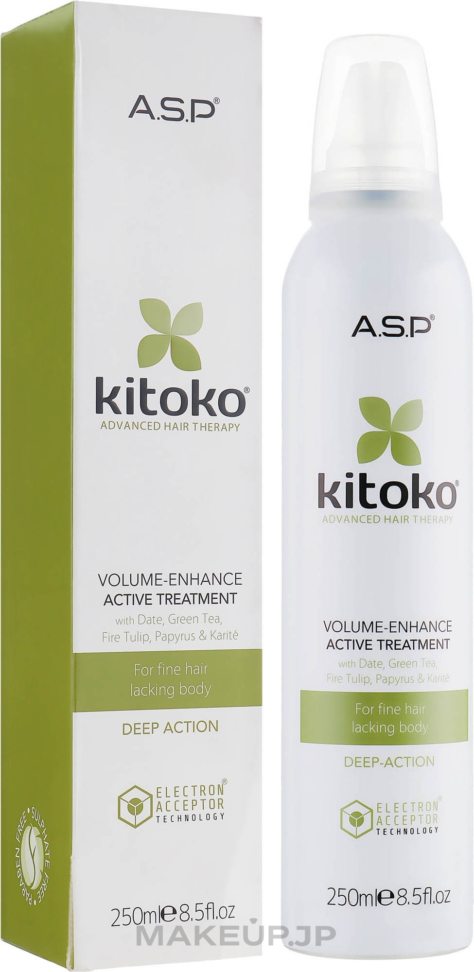 Volume Mousse - Affinage Kitoko Volume Enhance Active Treatment — photo 250 ml