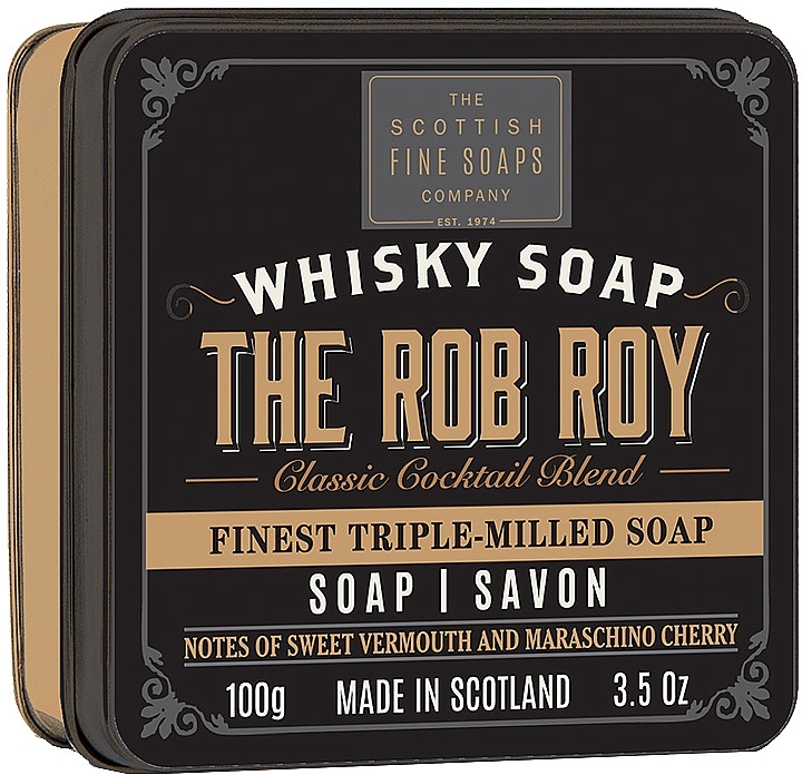 Soap "The Rob Roy" - Scottish Fine Soaps The Rob Roy Sports Soap In A Tin — photo N1