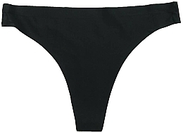 Seamless Thongs, black - Moraj — photo N1