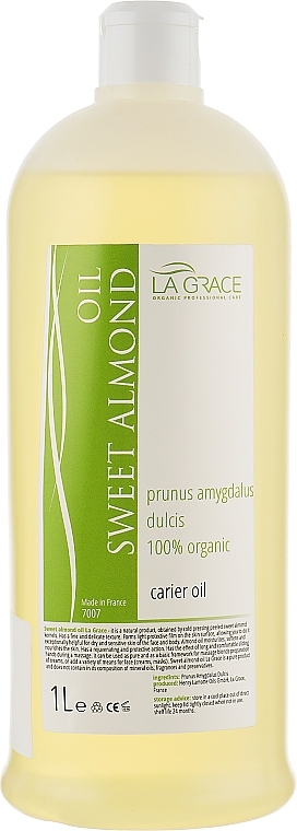 Massage Almond Oil - La Grace Sweet Almond Oil Light — photo N5