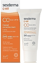 Fragrances, Perfumes, Cosmetics Facial CC Cream - SesDerma Laboratories C-VIT CC Cream SPF15