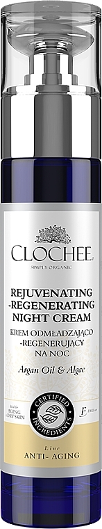 Regenerating-Rejuvenating Night Cream - Clochee Regenerating-Rejuvenating Night Cream — photo N2