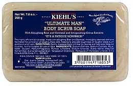 Fragrances, Perfumes, Cosmetics Scrub Soap - Kiehl's Ultimate Man Body Scrub Soap