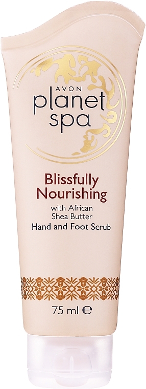 Shea Butter Hand & Foot Scrub "Blissfully Nourishing" - Avon Planet Spa Scrub — photo N1