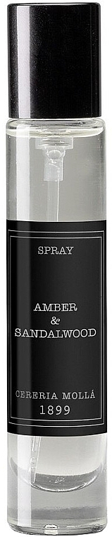 Cereria Molla Amber & Sandalwood - Set (spray/15ml + acc)	 — photo N2