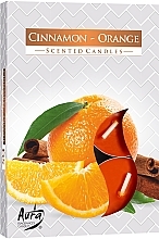 Cinnamon-Orange Tealights - Bispol Violet Scented Candles — photo N1