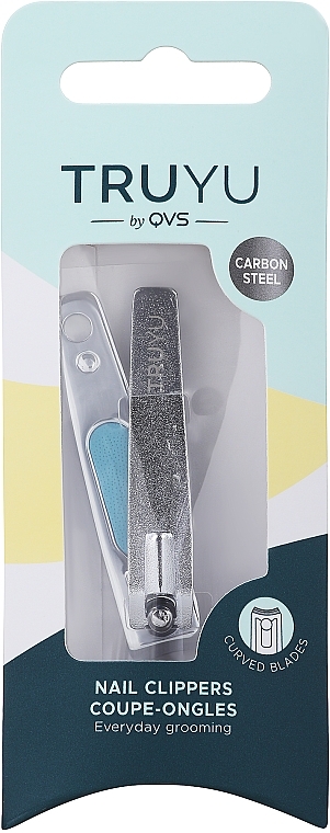 Nail Clippers, blue - QVS Professional Clippers — photo N1