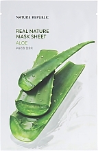 Fragrances, Perfumes, Cosmetics Aloe Mask Sheet - Nature Republic Real Nature Aloe Mask Sheet