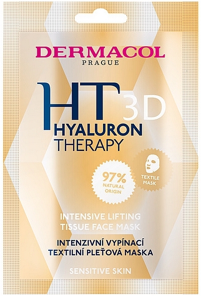 Intensive Firming Sheet Mask - Dermacol 3D Hyaluron Therapy Intensive Lifting — photo N1