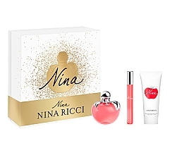 Nina Ricci Nina - Set (edt/50ml+edt/10ml+b/lot/75ml) — photo N1