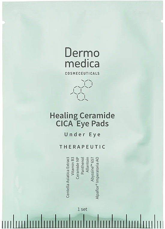 Nanocellulose Eye Patch - Dermomedica Therapeutic Healing Ceramide CICA Eye Pads — photo N1