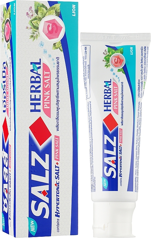 Toothpaste with pink Himalayan salt - Lion Salz Herbal — photo N2