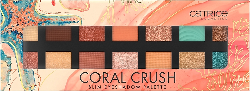 Eyeshadow Palette - Catrice Coral Crush Slim Eyeshadow Palette — photo N2