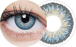 Blue Contact Lenses, 10 pcs - Clearlab Clearcolor 1-Day — photo N9