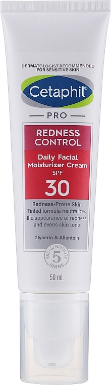 Day Moisturizing Face Cream SPF30 - Cetaphil Pro Redness Control Daily Facial Moisturizer Cream — photo N1