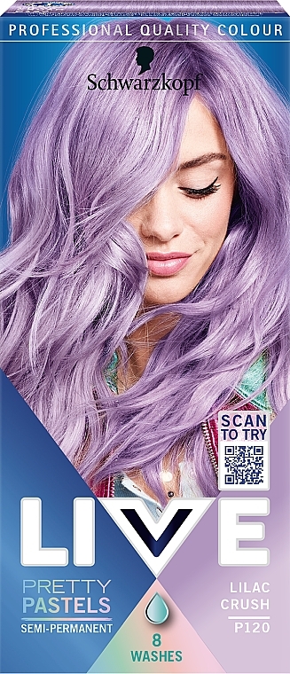 Hair Color - Schwarzkopf Live Color Pretty Pastels  — photo N1