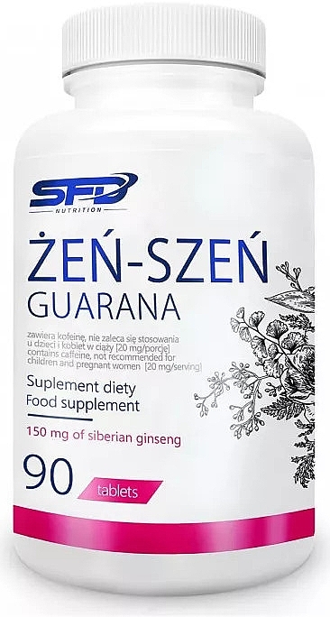 Guarana & Ginseng Food Supplement - SFD Nutrition Guarana & Ginseng — photo N1