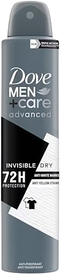Invisible Deodorant Antiperspirant - Dove Men+Care Invisible Dry Comfort Antiperspirant — photo N1