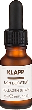 Fragrances, Perfumes, Cosmetics Facial Booster Serum "Collagen" - Klapp Skin Booster Collagen Serum 