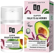 Fragrances, Perfumes, Cosmetics Day and Night Nourishing Cream - AA Super Fruits & Herbs