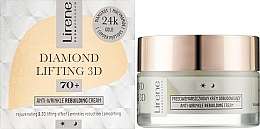 Revitalizing Face Cream 70+ - Lirene Diamond lifting 3D Cream — photo N2