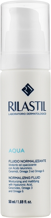 Normalizing Mattifying Face Fluid - Rilastil Aqua Fluido Normalizzante — photo N2