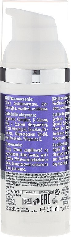 Balancing and Moisturizing Face Cream - Bielenda Professional Microbiome Pro Care Balancing And Moisturizing Face Cream — photo N2