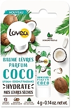 Fragrances, Perfumes, Cosmetics Coconut Lip Balm - Lovea Lip Balm Coconut Fragrance