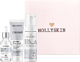 Set - Hollyskin Caviar Intensive Care (mask/100ml + foam/150ml + ser/50ml) — photo N2