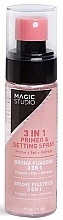 Makeup Setting Spray - Magic Studio 3In 1 Primer & Setting Spray — photo N4