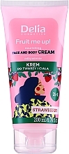 Face & Body Cream with Strawberry Scent - Delia Fruit Me Up! Face & Body Cream 2in1 Strawberry Scented — photo N2