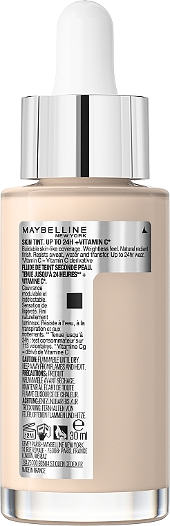 Foundation - Maybelline Super Stay 24H + Vitamin C Skin Tint — photo N2