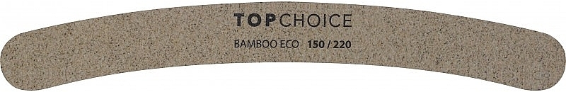 Bamboo Nail File, curved, 150/220, 78262 - Top Choice — photo N1
