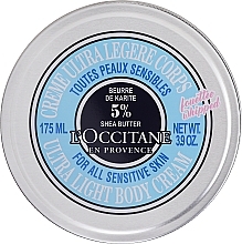 Fragrances, Perfumes, Cosmetics Brightening Body Cream - L'occitane Shea Butter Ultra Light Body Cream