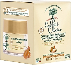 Anti-Aging Day Cream with Argan Oil - Le Petit Olivier Moisturizing Anti-Age Day Cream — photo N3