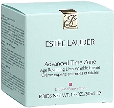 Fragrances, Perfumes, Cosmetics Anti-Aging Face Cream - Estee Lauder Advanced Time Zone Age Reversing Line/Wrinkle Cream Dry Skin