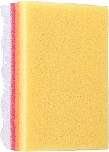 Rainbow Bath Sponge, yellow - LULA — photo N1