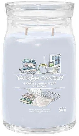 Scented Candle in Jar 'Calm & Quiet Place', 2 wicks - Yankee Candle A Calm & Quiet Place — photo N2